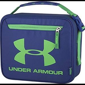 Used UA Blue & Green Thermos Lunch Kit
